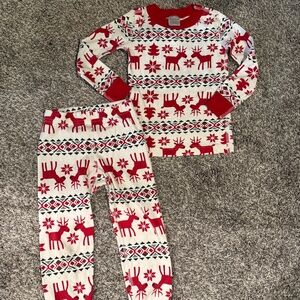 Hanna Andersson Holiday Dear Deer HannaJams™ Pajama Set - Size 4T